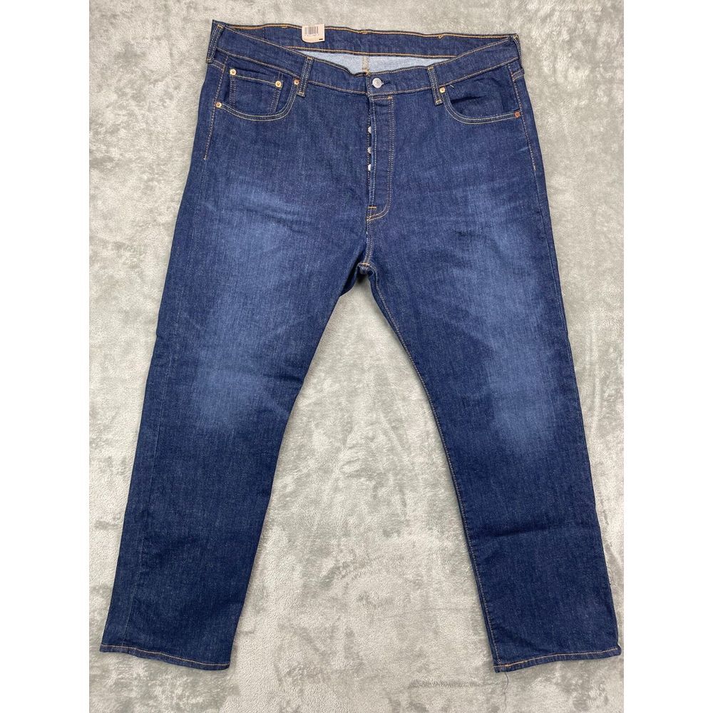NWT Levi's 501 Original Men's Blue Jeans Cotton Straight Leg 42x32 Button Fly‎